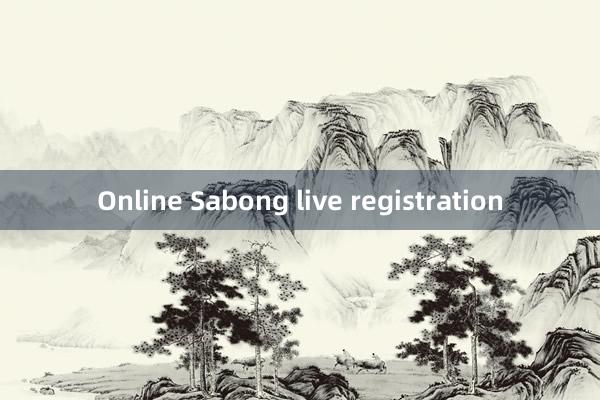 Online Sabong live registration