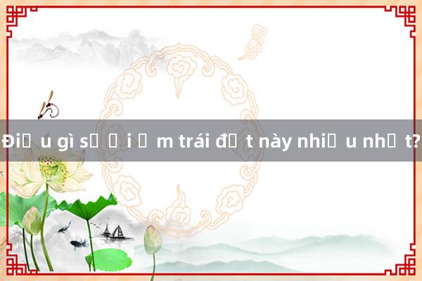 Điều gì sưởi ấm trái đất này nhiều nhất?