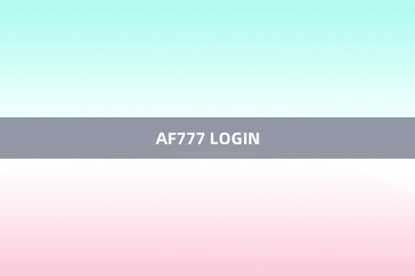 AF777 LOGIN